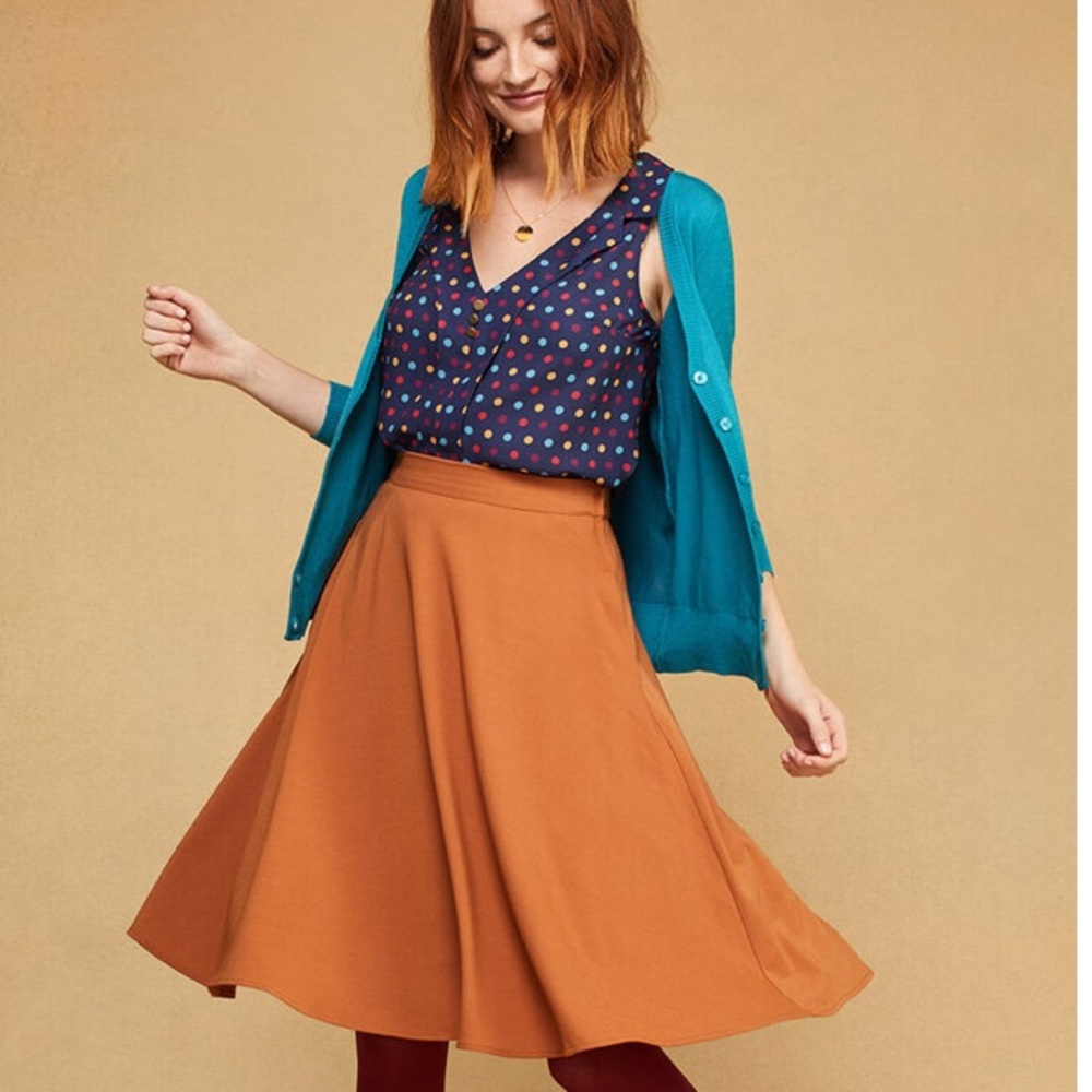 Modcloth Just This Sway A-line skirt - brand new